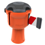 Skipper Orange Retractable Tape Barrier - Red and White Tape