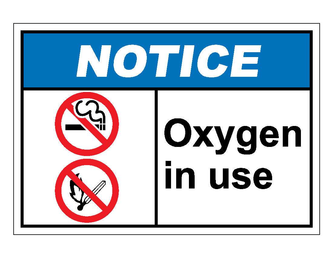 Pictogramme kit d'oxygène médical ISO7010-E028