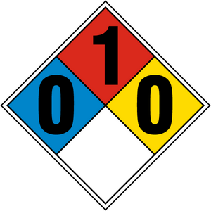 NFPA Diamond 0-1-0