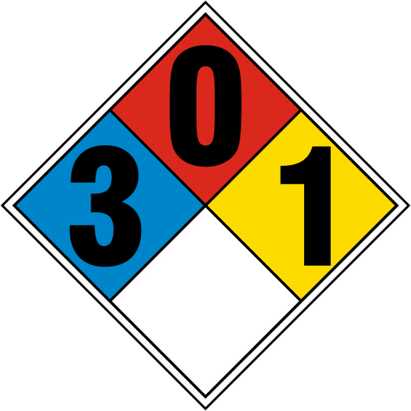 NFPA 3 0 1 Diamond for Highly Toxic Substances