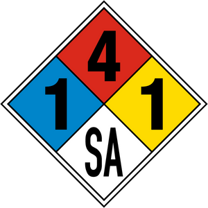 NFPA Diamond 1-4-1-SA Use for Propylene