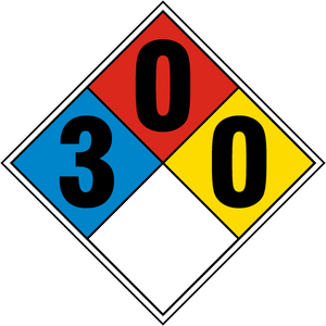 NFPA Diamond 3-0-0 for Highly Toxic Chemicals