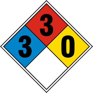 NFPA Diamond 3-3-0 for Ammonia, Ammonia R-717