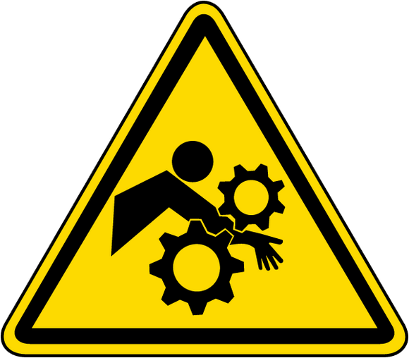 Arm Entanglement Hazard _ ISO Label