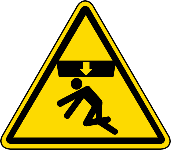 Body Crush Hazard Label (ISO) – Veteran Safety Solutions