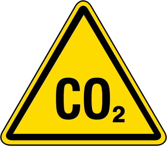 CO2 Hazard _ ISO Label