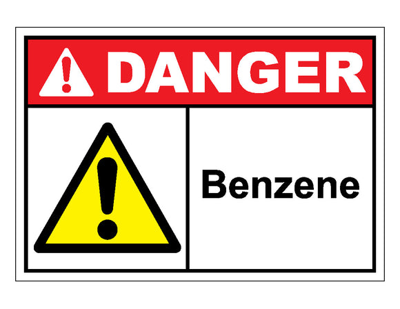 Danger Benzene Sign