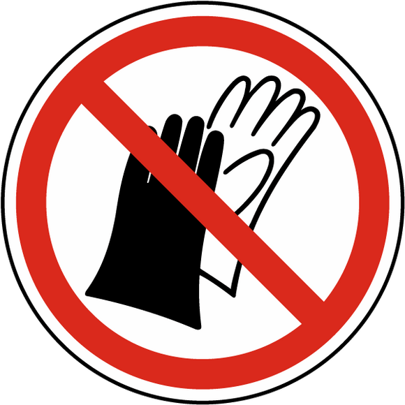 Do Not Wear Gloves_ ISO Label