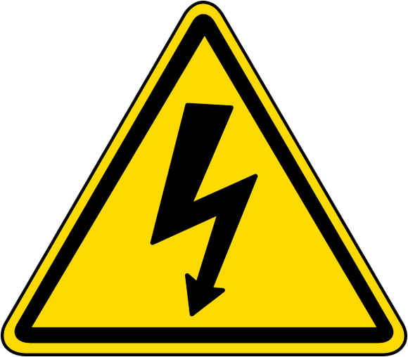 Electrical Hazard Label _ ISO