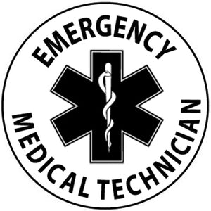 Emergency Medical Technician Hard Hat Sticker