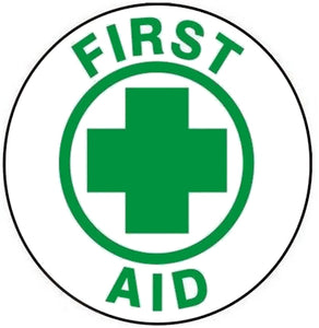 First Aid Hard Hat Sticker