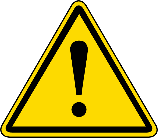 General Warning Iso General Warning Hazard Label (ISO) – Veteran Safety Solutions