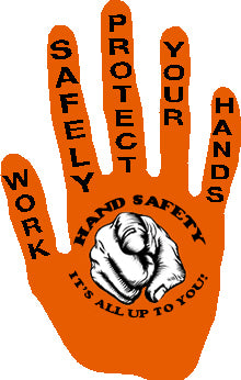 Hand Safety Finger Pointing At You Hard Hat Sticker