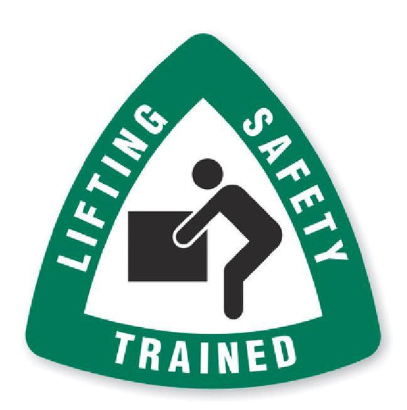 Lifting safety trained Hard Hat Sticker – Veteran Safety Solutions