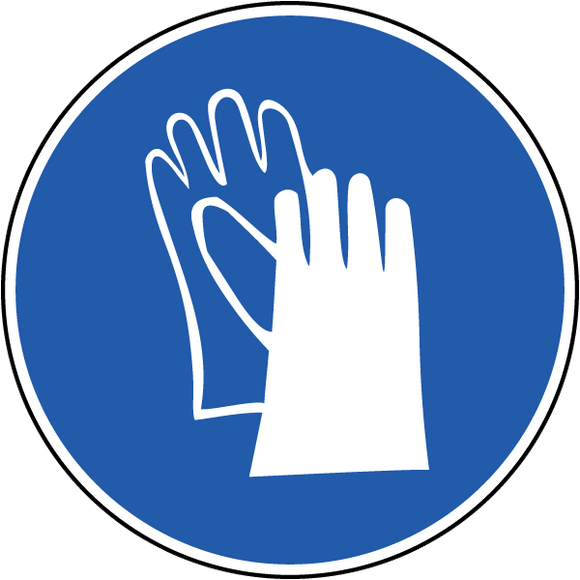 Mandatory Hand Protection _ ISO Label