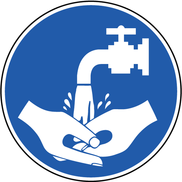 Mandatory Hand Washing _ ISO Label