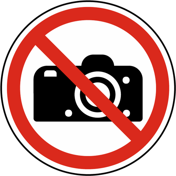 No Photography _ ISO Label