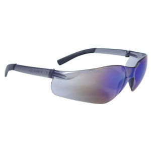 Blue Mirrored Lens Safety Glasses