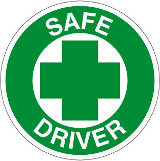 Safe Driver Hard Hat Sticker