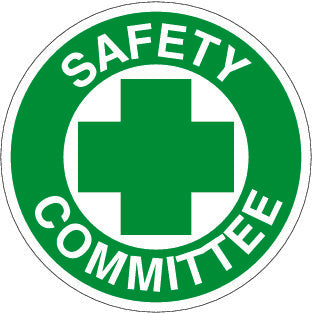 Safety Committee Hard Hat Sticker