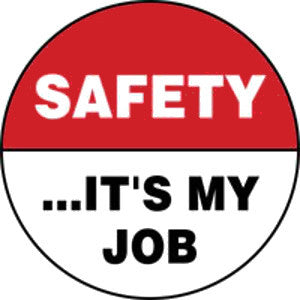 Safety It's My Job Hard Hat Sticker