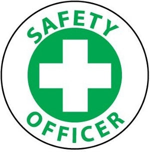 Safety Officer Hard Hat Sticker