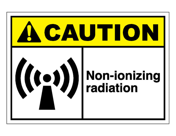 Caution Non-Ionizing Radiation Sign