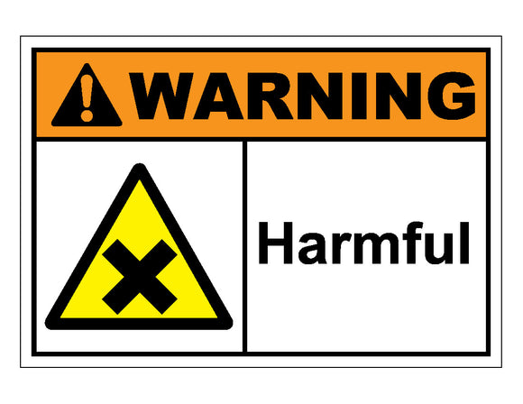 Warning Harmful Sign